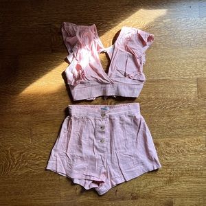 Light pink two piece set